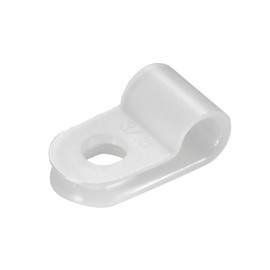 sourcing map Nylon R-type Cable Clamp Wire Management 4.8 mm Pack of 30
