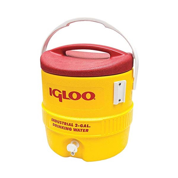 Igloo Beverage Cooler, 3 gal., Yellow