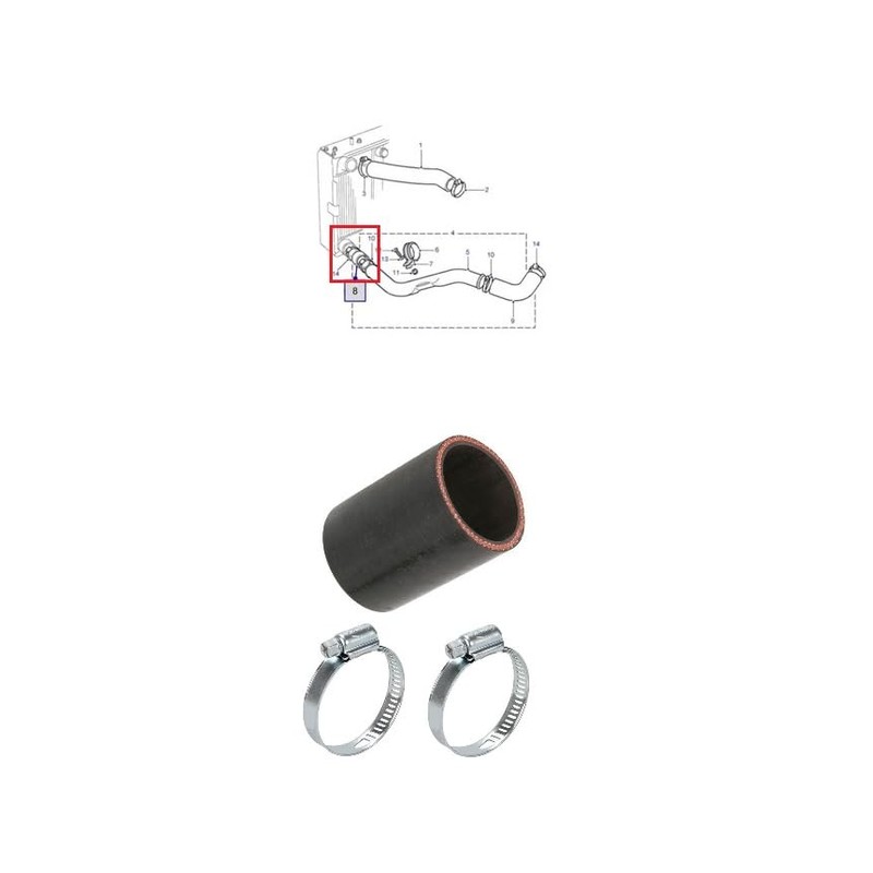 GuusCar For Land Rover Defender 3.0Tdi Intercooler Turbo Hose -