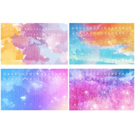 ibasenice Kalimba Stickers - 4PCS Kalimba Piano Sticker Finger Thumb Percussion Stickers Kalimba Sticker Notes Lyre Harp Stickers