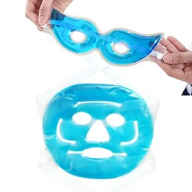 Facial gel ice mask + eye cooling pack set 2ea