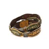West Star Concho Rodeo Cowboy Belt Genuine Leather Bronze G608A