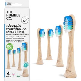 The HUMBLE Co. Bamboo Electric Toothbrush Replacement Brush (for Sonier)