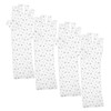 Healvian 4pairs Love Pattern Anti-uv Gloves for Nail Art Fingerless