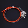 Fiber Pigtail Cable Multimode 12-Cores LC/UPC-62.5/125 with PVC Outer Shell