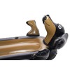 Funny Inflatable Black Dog Pool Float with Cup Holder for