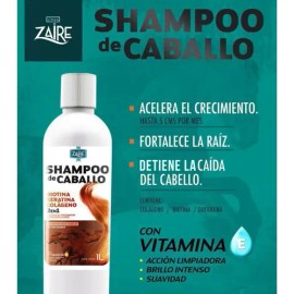 Mayoreo 1 Caja Shampoo De Caballo Zaire 12 Pz                                                                                                         