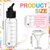 Singhoow 20 Set Airbrush Siphon Bottles 30cc Jars Plastic Paint