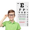 PECULA Eye Chart for Exams - Snellen Wall Chart 20