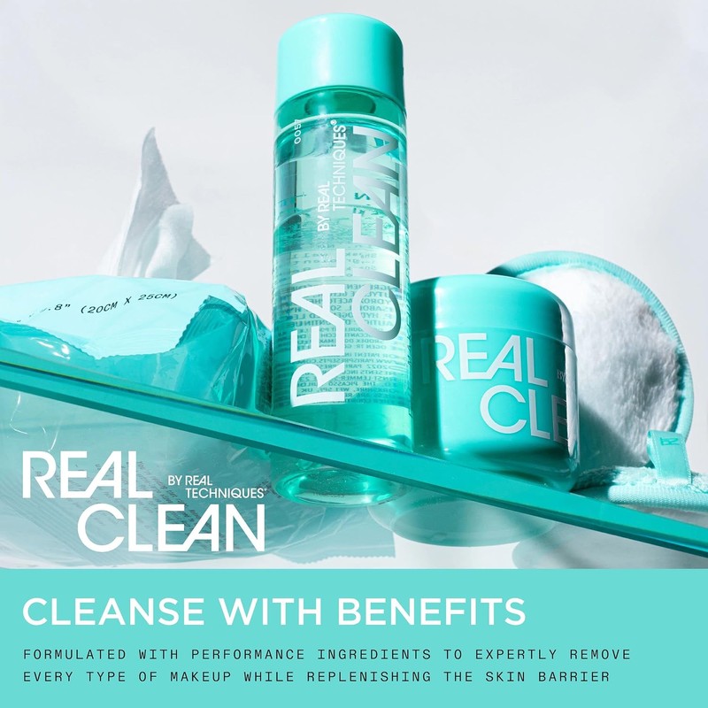 Real Techniques Almohadillas desmaquillantes Real Clean