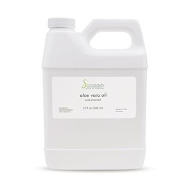 Soapeauty ALOE VERA OIL for Skin, Face, Hair | Moisturizes and Soothes | 100% Natural Oil Cold Pressed - 32 Fl Oz