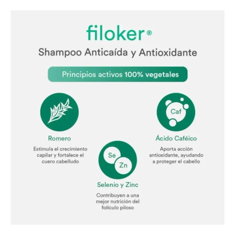 Inbiotech Filoker Shampoo 250ml Anticaída Protege Fortalece