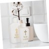 iplusmile 4Pcs Refillable Empty Holy Water Bottles Decorative Containers for