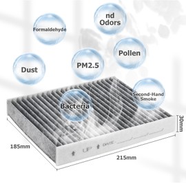 CF12157 Cabin Air Filter for Toyota/Lexus/Mazda CX9/Subaru CP157 Replacement AC Filter with Activated Carbon