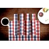 Gratico July 4th Placemats for Dining Table Patriotic Placemats 100%