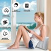 UVVRUR Inflatable Travel Pillow 2 Pack Camping Car Velour Soft