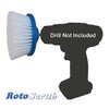 RotoScrub Multi-Purpose Drill Brush Attachment, Showers, Tubs, Carpet, Tile, Grout,