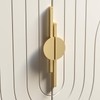 homdiy 2 Pack Half Moon Cabinet Pulls Gold Drawer Pulls