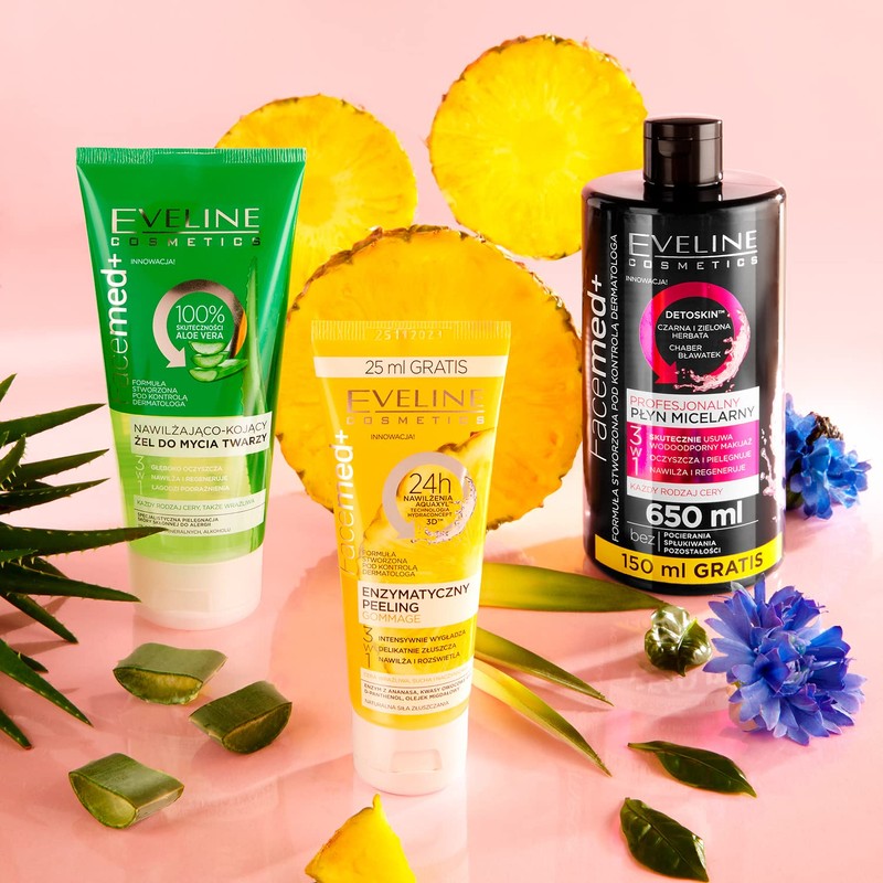 Eveline Cosmetics Facemed Wash Gel with Aloe 150 ml