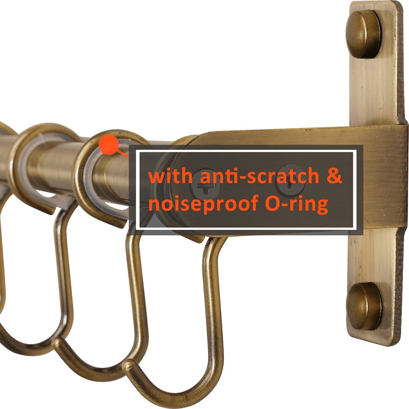 Dseap Pot Rack - Pots and Pans Hanging Rack Rail