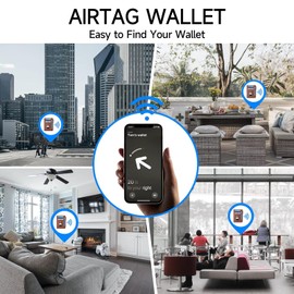 FALAN MULE Airtag Wallet for Men Slim, Brown