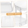 NOLITOY Bathroom Countertop Shelf Transparent Storage Organizer for Cosmetics Toiletries