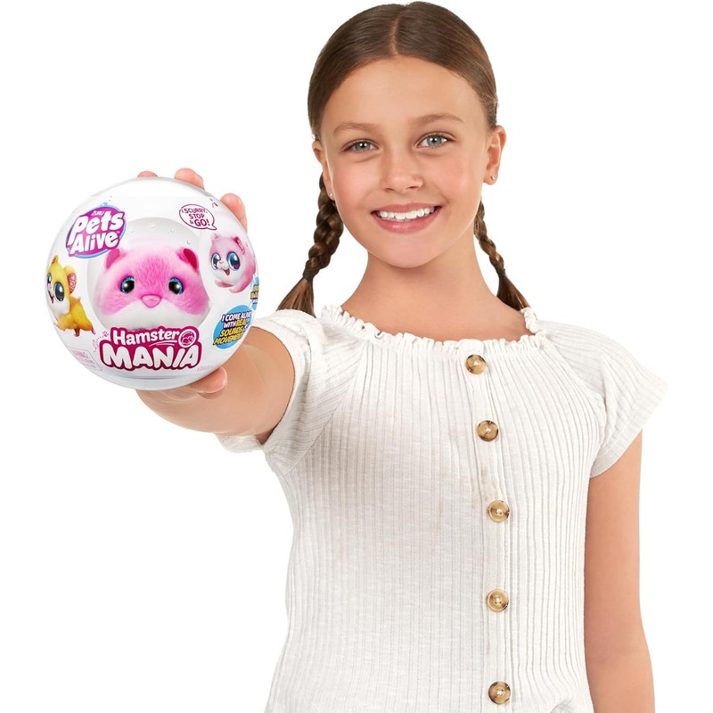 Pets Alive Pet Alive Hamster (Orange) Electronic Pet Plush Toy,