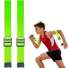 SOSAZOZA Adjustable Running Arm Posture Corrector – 2 Pack Nylon Arm Swing Trainer for Youth, 90° Motion Control for Proper Running Form, Track & Field Speed and Agility Training Equipment