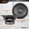 PRV Audio 4x PRV Audio 8MB450 Midbass Car Audio 8"