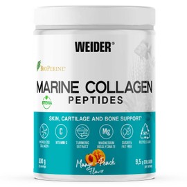 Weider Marine Collagen (300g) Mango e Pesca, 9,5g di Collagene/porzione