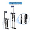 GESEXI Drywall Stilts 18-30 inch Adjustable Professional Aluminum Tool Stilt