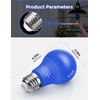 DORESshop Blue Light Bulbs, 9W (60 Watt Equivalent) - E26