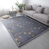 Loartee Coral Velvet Area Rug - 1" Thick Memory Foam
