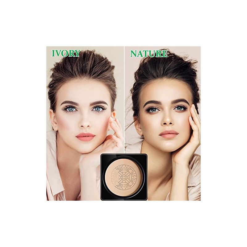 Cahiuyoa Unidad Crema Aplicador Esponja Tipo Hongo Base Maquillaje Líquida