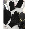 Cuffbow 5 Pcs Winter Beanie Hat Socks Wallet Touchscreen Gloves