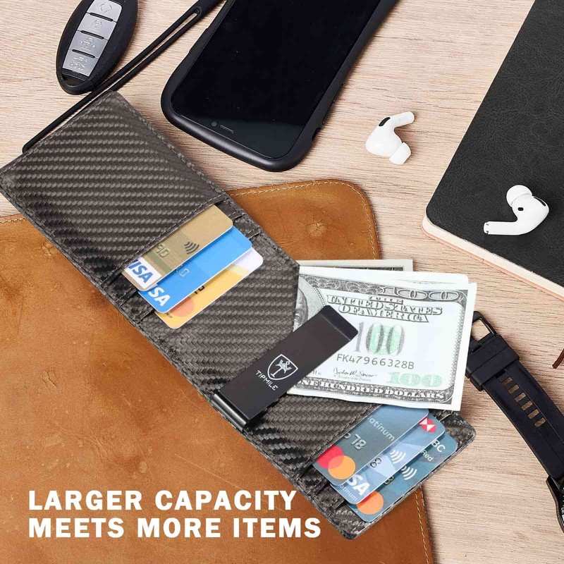 Tipmile Money Clip Wallet for Men RFID Blocking Minimalist Slim