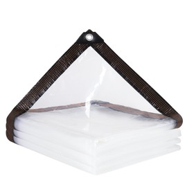 Vola Manner Waterproof Sheet, Transparent Vinyl Sheet, Outdoor Roof, Veranda, Windows, Thick, Rain Cover, 6.6 x 9.8 ft (2 x 3 m), Rain Protection, Dustproof, Windproof, Cold Protection, Snow
