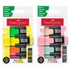 FABER-CASTELL 205272 Highlighter Set TXTLNR, 8 Markers in Pastel and