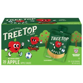 Tree Top Applesauce Pouches (3.2 Ounce (Pack of 20), Apple)