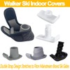 BIVIKEY 4PCS Walker Ski Glide Covers|Set Foldable Walker Accessories Easy-to-Remove