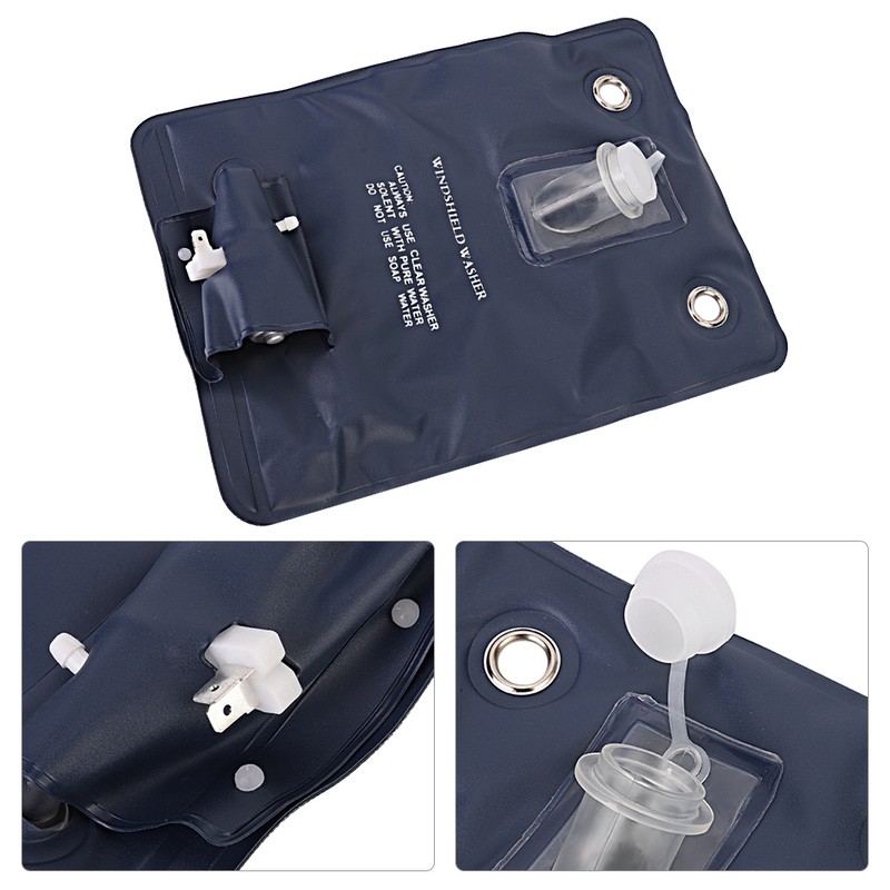 12V Universal Windscreen Washer Pump With Bottle Bag Kit Fit