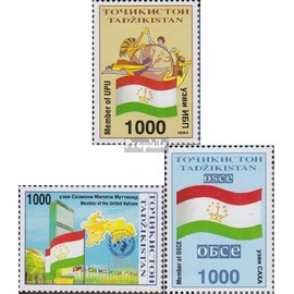 Tajikistan 69-71 (complete.issue.) unmounted mint/never hinged ** MNH 1995 UN, UPU, OSZE (Stamps for collectors)