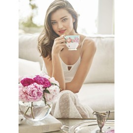 Royal Albert Vintage Mugs, 10.5 oz, Mixed Patterns Multicolored Floral Print