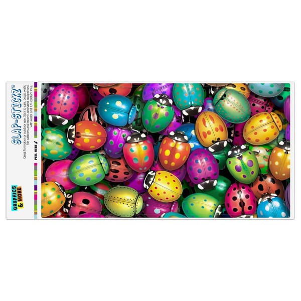 GRAPHICS & MORE Ladybug Lady Bug Rainbow Automotive Car Window