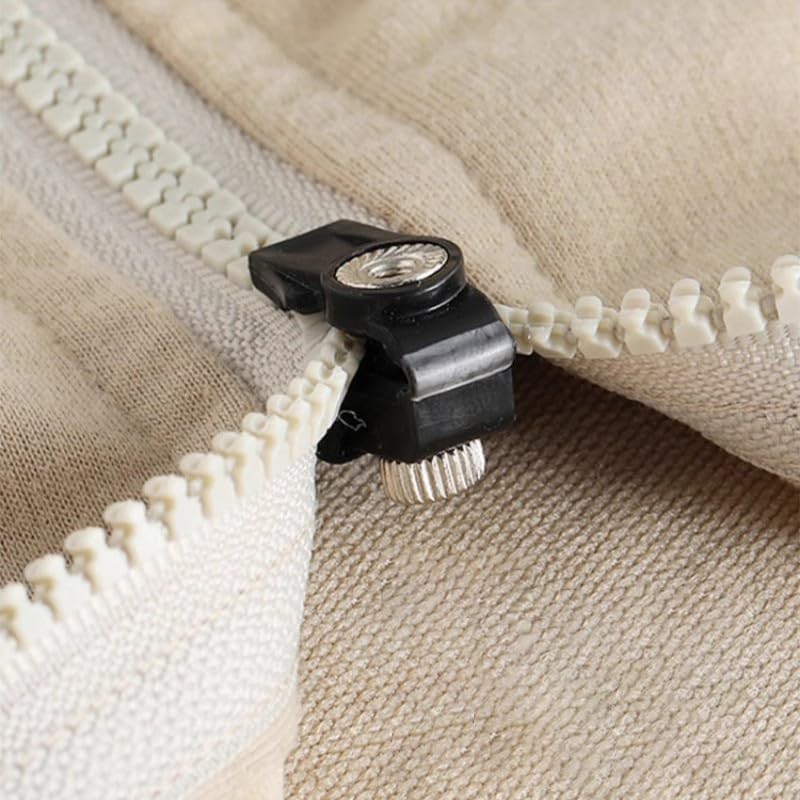 Yeesabella 18 Pcs Black Fix Zip Puller,Zipper Repair Kit,Removable Nylon