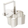 Kanda Kan 000214 Rice Mold Pressing Mold, Stainless Steel, Pine