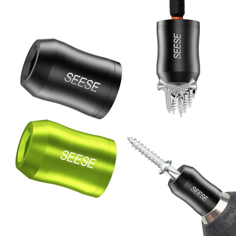SEESE 2 Pcs Strong Magnetic Screw Ring, 1/4 Inch/ 6.35