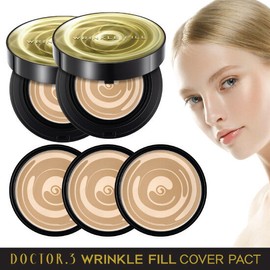 [TV Product] (Value Set) Doctor 3 Wrinkle Peel Cover Pact (main product 10g * 2 + refill 10g * 3), No. 21/No. 21 (light beige) / [TV상품](실속세트) 닥터3 링클필 커버팩트 (본품10g * 2개 + 리필10g * 3개), 21호/21호(라이트베이지)