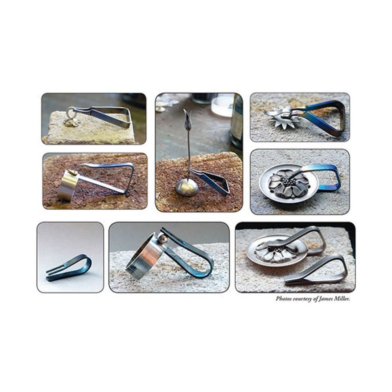 Titanium Clamps for Soldering Package of 10 Pieces