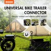 Bike Trailer Connector, Portable Folding Bicycle Trailer with Quick Release